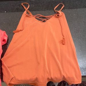Orange tank top